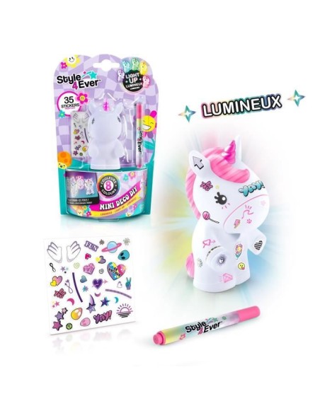 Canal Toys Style 4 Ever - Mini Figurine Lumineuse a Décorer Déco DIY - Loisirs Créatifs pour Enfant - OFG 267 - Canal Toys – CANAL TOYS (Jeu De Coloriage - Dessin - Pochoir) | STORE PRO SHOP 