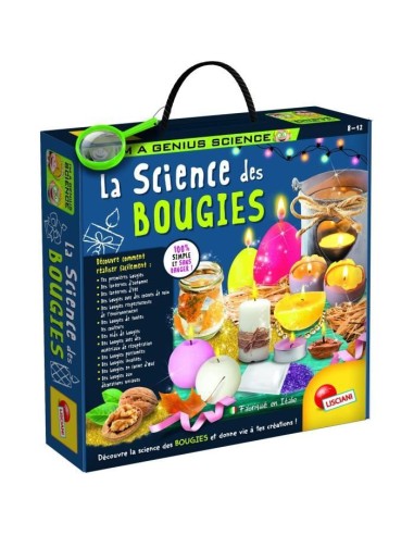 Génius Science - loisirs créatifs  - la science des bougies ludiques - LISCIANI – LISCIANI GIOCHI (Jeu De Creation Bougie) | STORE PRO SHOP 