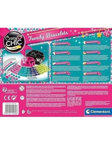 Clementoni - Crazy Chic - Rainbow bracelets – CLEMENTONI (Jeu De Creation De Bijoux) | STORE PRO SHOP 