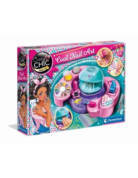 Clementoni - Crazy Chic - Cool nail art - Atelier des ongles – CLEMENTONI (Jeu De Creation Maquillage) | STORE PRO SHOP 