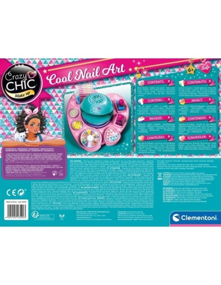 Clementoni - Crazy Chic - Cool nail art - Atelier des ongles – CLEMENTONI (Jeu De Creation Maquillage) | STORE PRO SHOP 