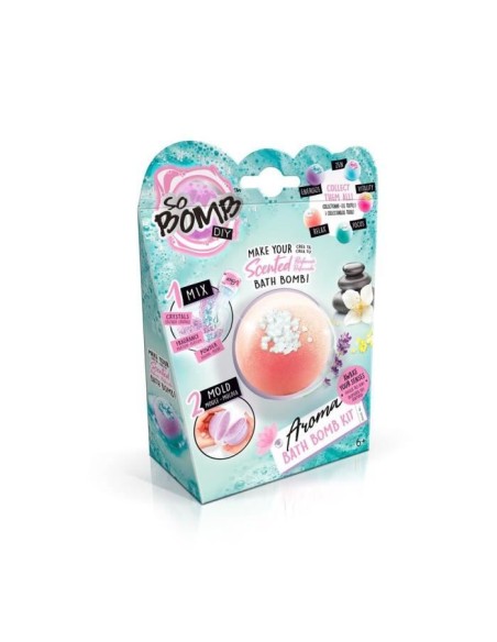 CANAL TOYS - So DIY - Kit a l'unité pour bombe de bain effervescente - Aromathérapie - So Bomb - Bath Bomb 1 pack - BBD 038 – CANAL TOYS () | STORE PRO SHOP 