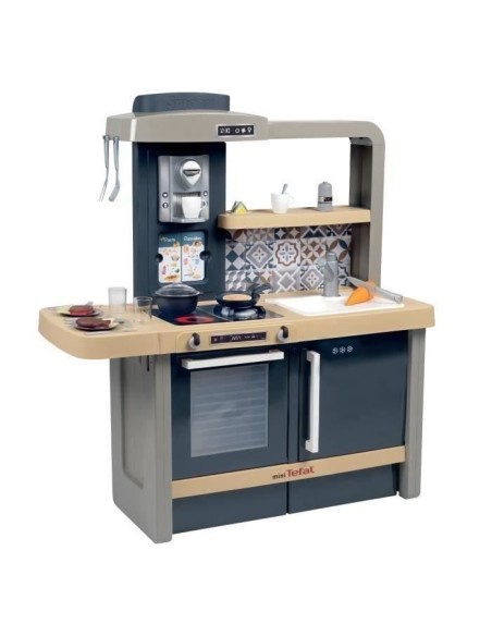 Cuisine évolutive Tefal de Smoby - Pour enfants des 3 ans - Avec plinthes amovibles - 31 accessoires inclus – SMOBY (Jeu De Cuisine Creative - Jeu Culinaire) | STORE PRO SHOP 