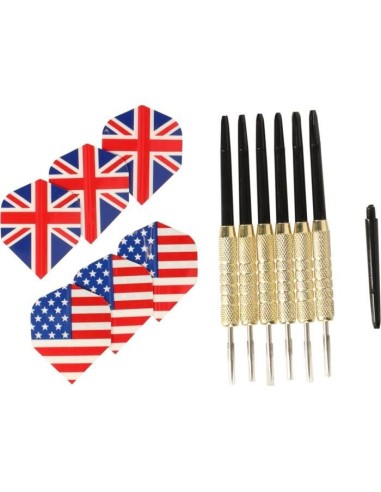 Jeu de fléchettes - VADER - Set cible et 6 fléchettes inclus - Fibres naturelles - REZO – AUCUNE (Jeu De Flechette) | STORE PRO SHOP 