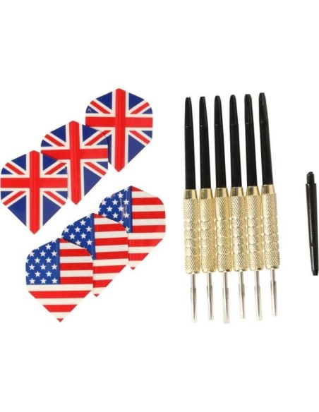 Jeu de fléchettes - VADER - Set cible et 6 fléchettes inclus - Fibres naturelles - REZO – AUCUNE (Jeu De Flechette) | STORE PRO SHOP 