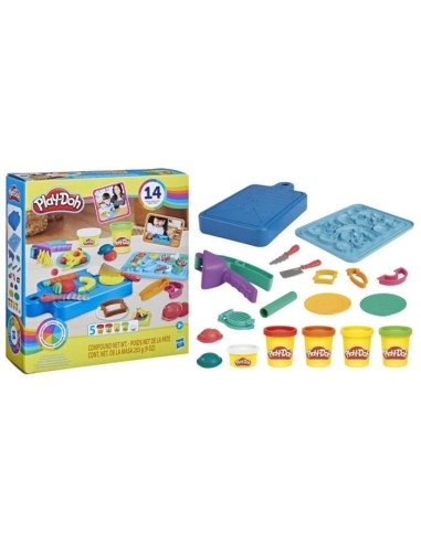 PLAY-DOH Kit du petit chef cuisinier, pâte a modeler, 14 accessoires de cuisine, jouets préscolaires – HASBRO () | STORE PRO SHOP 