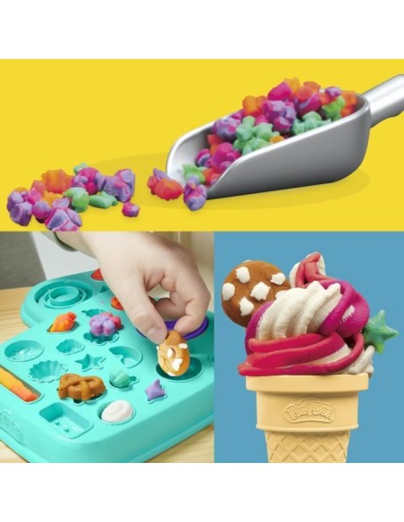 Play-Doh coffret Mes glaces arc-en-ciel avec pâte a modeler – PLAYDOH (Jeu De Pate A Modeler) | STORE PRO SHOP 