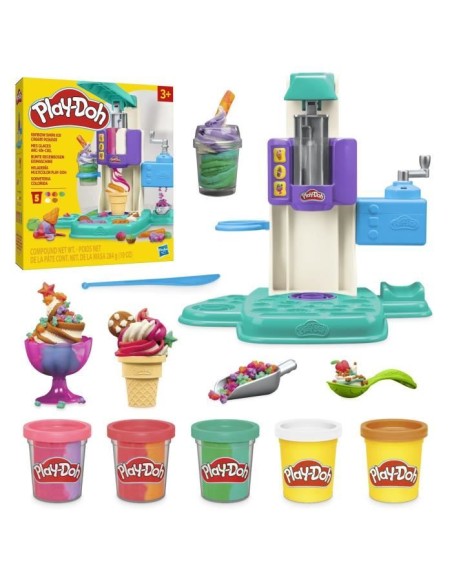 Play-Doh coffret Mes glaces arc-en-ciel avec pâte a modeler – PLAYDOH (Jeu De Pate A Modeler) | STORE PRO SHOP 