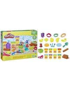 Play-Doh Mon petit jardin, Coffret de pâte a modeler pour faire pousser des fleurs et fruits avec accessoires, Des 3 ans