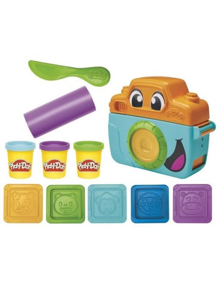 Play-Doh Mes petites photos Starters, pâte a modeler, caméra factice, 7 accessoires et tapis d'activité, des 2 ans – PLAYDOH (Jeu De Pate A Modeler) | STORE PRO SHOP 