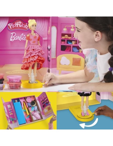 Play-Doh Barbie Défilé de mode, coffret de pâte a modeler, des 5 ans – PLAYDOH (Jeu De Pate A Modeler) | STORE PRO SHOP 