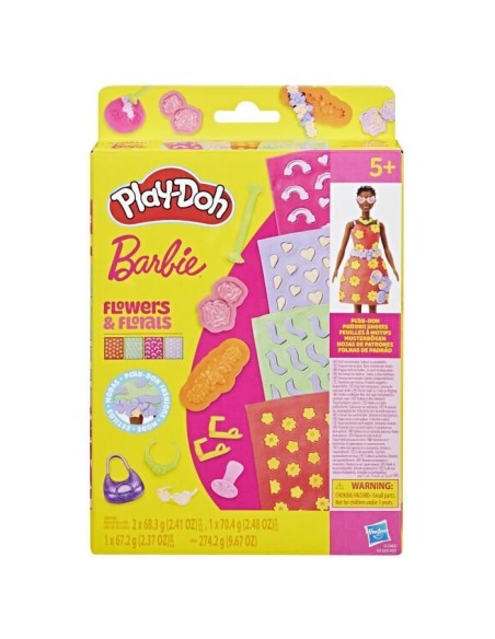 Play-Doh Barbie Fleurs et fleurons, recharges pour coffret de pâte a modeler – PLAYDOH (Jeu De Pate A Modeler) | STORE PRO SHOP 