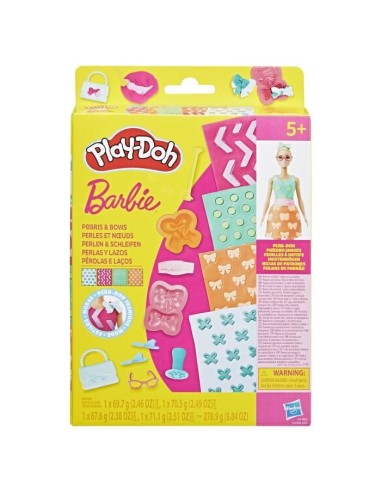 Play-Doh Barbie Perles et noeuds, recharges pour coffret de pâte a modeler – PLAYDOH (Jeu De Pate A Modeler) | STORE PRO SHOP 