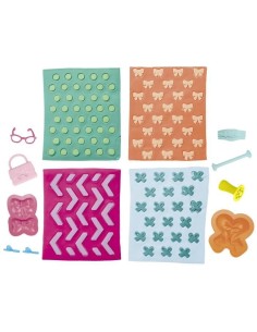 Play-Doh Barbie Perles et noeuds, recharges pour coffret de pâte a modeler 2