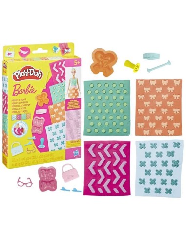 Play-Doh Barbie Perles et noeuds, recharges pour coffret de pâte a modeler – PLAYDOH (Jeu De Pate A Modeler) | STORE PRO SHOP 