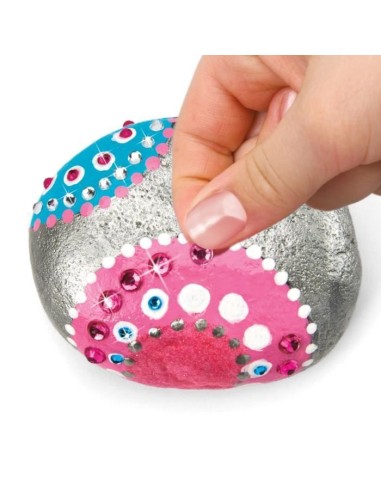 LEXIBOOK - Kit de création artistique sur pierres avec effet métallique – LEXIBOOK (Jeu De Pate A Modeler) | STORE PRO SHOP 