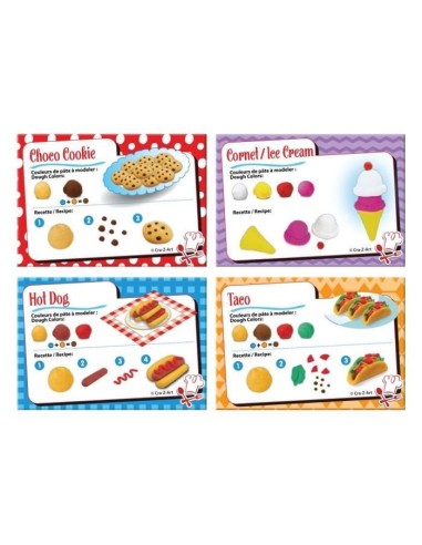 LEXIBOOK - Kit de pâte a modeler douce et malléable super chef – LEXIBOOK (Jeu De Pate A Modeler) | STORE PRO SHOP 