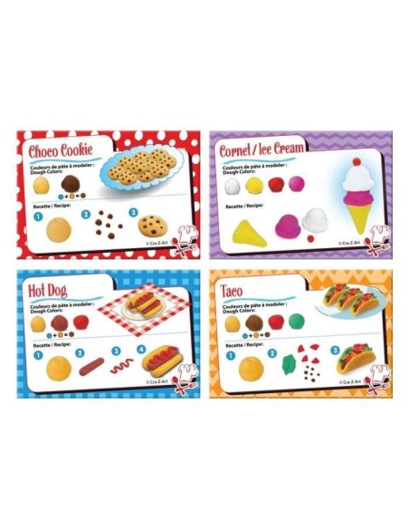 LEXIBOOK - Kit de pâte a modeler douce et malléable super chef – LEXIBOOK (Jeu De Pate A Modeler) | STORE PRO SHOP 