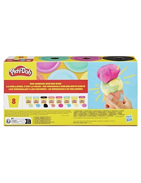 Play-Doh 8 pots couleurs vives, pots de pâte a modeler de 85 g – PLAYDOH (Jeu De Pate A Modeler) | STORE PRO SHOP 