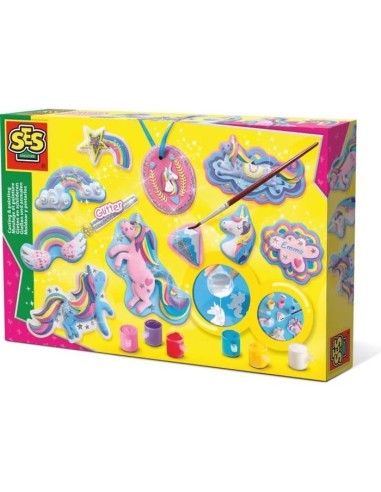 SES CREATIVE - Moulage et peinture Licornes - Kit créatif pour enfants de plus de 5 ans – SES CREATIVE (Jeu De Peinture) | STORE PRO SHOP 