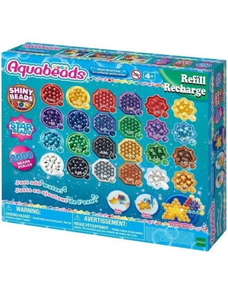 La recharge perles éclats - Aquabeads - Perles qui collent avec de l'eau – AQUABEADS (Jeu De Perle A Repasser) | STORE PRO SHOP 