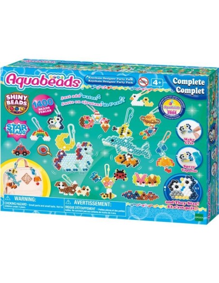 Coffret création - AQUABEADS 35025 - Mes porte-clés et suspensions – AQUABEADS (Jeu De Perle A Repasser) | STORE PRO SHOP 