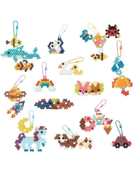 Coffret création - AQUABEADS 35025 - Mes porte-clés et suspensions – AQUABEADS (Jeu De Perle A Repasser) | STORE PRO SHOP 