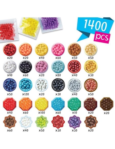 Coffret création - AQUABEADS 35025 - Mes porte-clés et suspensions – AQUABEADS (Jeu De Perle A Repasser) | STORE PRO SHOP 
