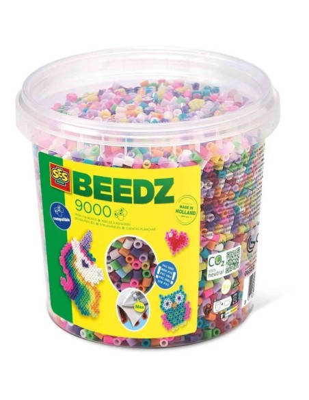 Mélange de perles a repasser - Boîtes 9000 trendy - SES CREATIVE - 9000 perles aux couleurs vives. – SES CREATIVE (Jeu De Perle A Repasser) | STORE PRO SHOP 