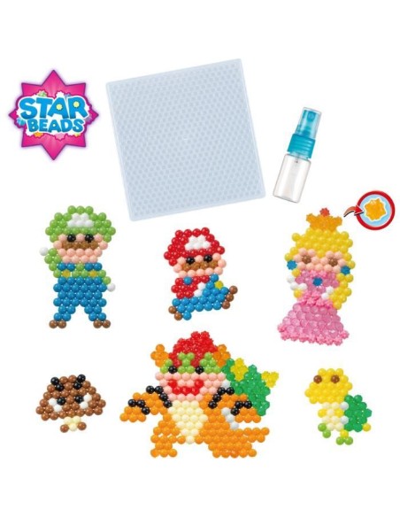 Le kit Super Mario - AQUABEADS - Perles qui collent avec de l'eau – AQUABEADS (Jeu De Perle A Repasser) | STORE PRO SHOP 