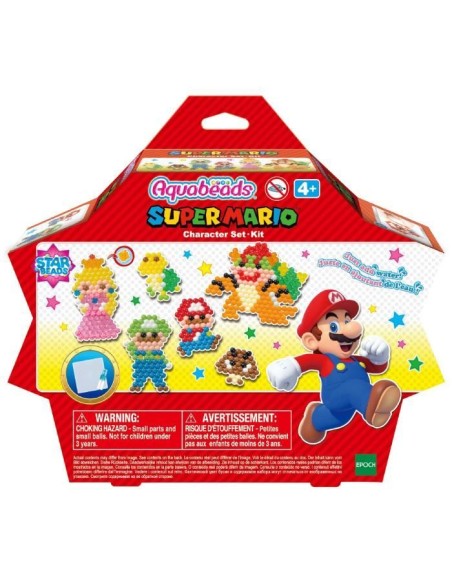 Le kit Super Mario - AQUABEADS - Perles qui collent avec de l'eau – AQUABEADS (Jeu De Perle A Repasser) | STORE PRO SHOP 