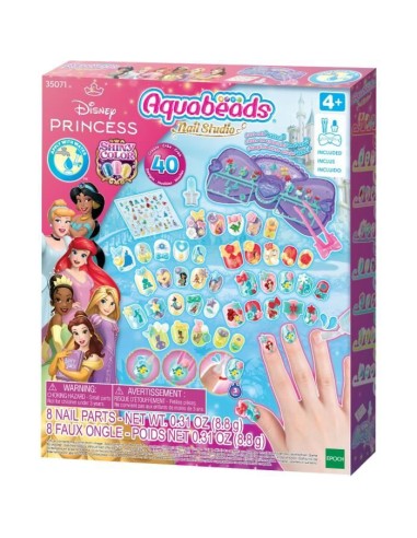 Le coffret de manucure des Princesses Disney - AQUABEADS - 35071 – AQUABEADS (Jeu De Perle A Repasser) | STORE PRO SHOP 