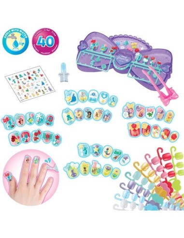 Le coffret de manucure des Princesses Disney - AQUABEADS - 35071 – AQUABEADS (Jeu De Perle A Repasser) | STORE PRO SHOP 