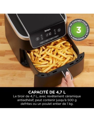 Friteuse sans huile - NINJA - AF140EU - PRO - 4,7 L - 28,5 x 36 x 26,5 cm - Noir – NINJA (Friteuse) | STORE PRO SHOP 