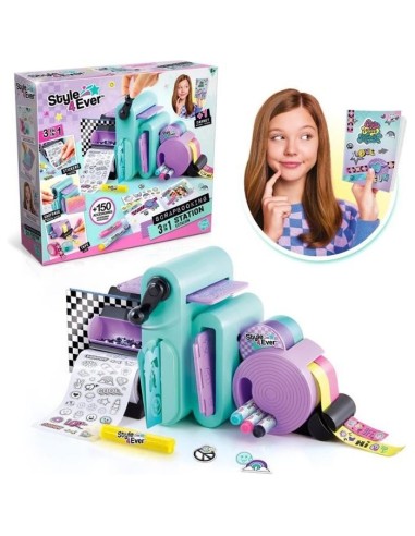 Studio de Scrapbooking 3 en 1 - Canal Toys - Style 4 Ever - Personnalise Carnets et Déco – CANAL TOYS (Jeu De Scrapbooking) | STORE PRO SHOP 