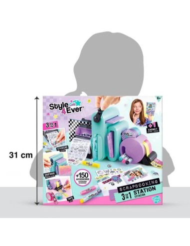 Studio de Scrapbooking 3 en 1 - Canal Toys - Style 4 Ever - Personnalise Carnets et Déco – CANAL TOYS (Jeu De Scrapbooking) | STORE PRO SHOP 