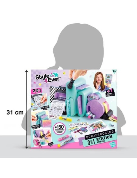 Studio de Scrapbooking 3 en 1 - Canal Toys - Style 4 Ever - Personnalise Carnets et Déco – CANAL TOYS (Jeu De Scrapbooking) | STORE PRO SHOP 