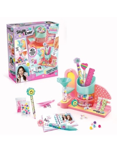Canal Toys - STYLE 4 EVER - Mini Fabrique a papeterie: mini stylos, crayons et cahiers - OFG 323 – CANAL TOYS (Jeu De Scrapbooking) | STORE PRO SHOP 