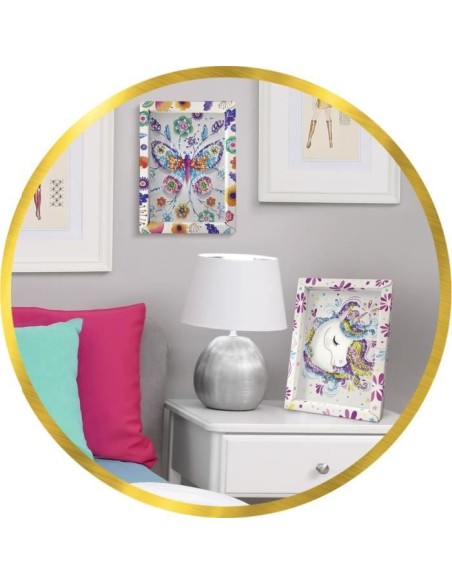 Loisir Créatif - Papillons - Illustration avec Sequins - Pour Enfant - Blanc – LANSAY (Jeu De Scrapbooking) | STORE PRO SHOP 