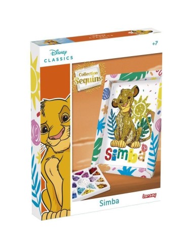 Jeu de création - LANSAY - Collection sequins - SIMBA LE ROI LION - Des 7 ans – LANSAY (Jeu De Scultpure) | STORE PRO SHOP 