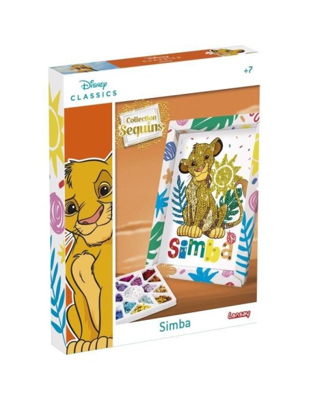 Jeu de création - LANSAY - Collection sequins - SIMBA LE ROI LION - Des 7 ans – LANSAY (Jeu De Scultpure) | STORE PRO SHOP 