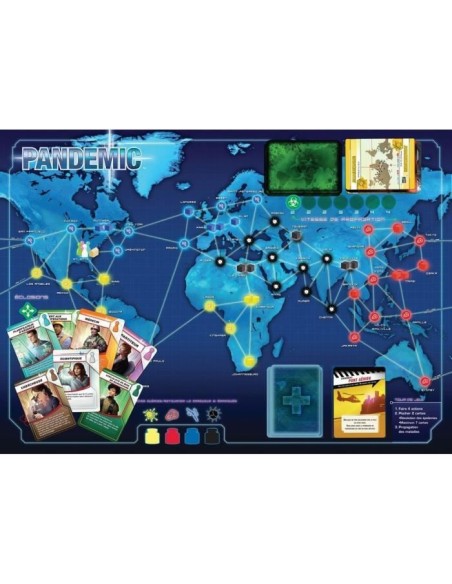 ASMODEE - Pandemic - Jeu de société – ASMODEE (Jeu De Societe - Jeu De Plateau) | STORE PRO SHOP 