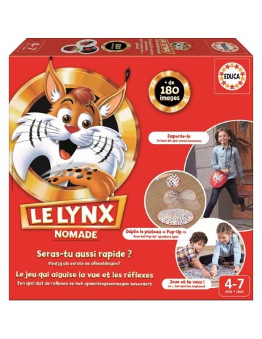 EDUCA Jeux éducatif Le Lynx Nomade – EDUCA (Jeu De Societe - Jeu De Plateau) | STORE PRO SHOP 
