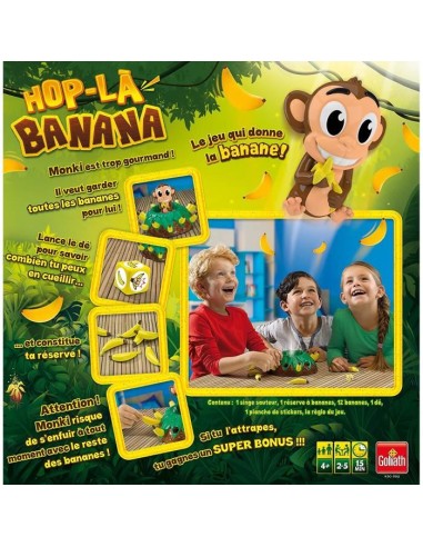 GOLIATH - Hop la Banana – GOLIATH (Jeu De Societe - Jeu De Plateau) | STORE PRO SHOP 
