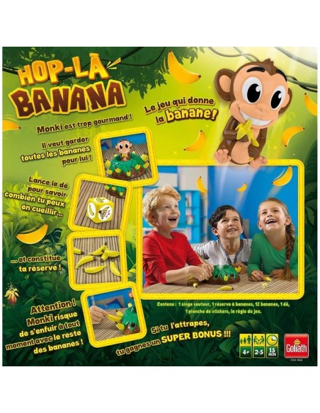 GOLIATH - Hop la Banana – GOLIATH (Jeu De Societe - Jeu De Plateau) | STORE PRO SHOP 