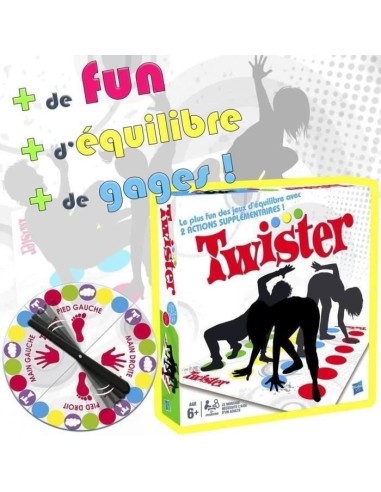 HASBRO GAMING - Twister - Jeu de Société, Jeu d'adresse – HASBRO (Jeu De Societe - Jeu De Plateau) | STORE PRO SHOP 