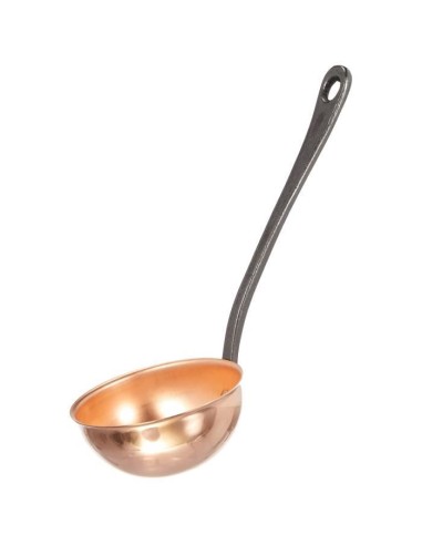 Louche en cuivre massif avec manche en fonte - BAUMALU - Diametre 11 cm – BAUMALU (Louche - Cuillere De Cuisine) | STORE PRO SHOP 