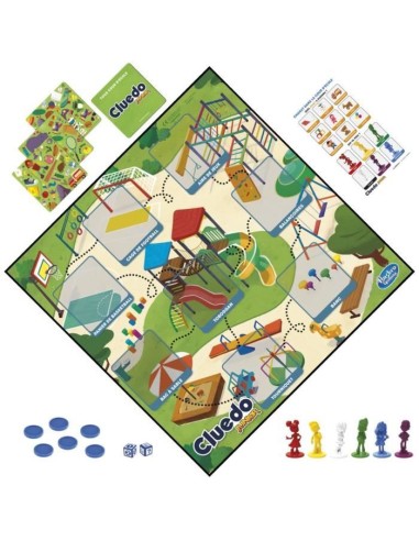 Cluedo Junior 2-en-1 - Jeu de société junior - jeu de réflexion – HASBRO GAMING (Jeu De Societe - Jeu De Plateau) | STORE PRO SHOP 