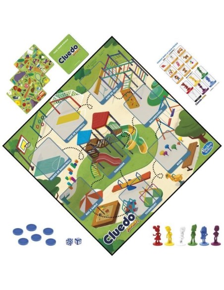 Cluedo Junior 2-en-1 - Jeu de société junior - jeu de réflexion – HASBRO GAMING (Jeu De Societe - Jeu De Plateau) | STORE PRO SHOP 