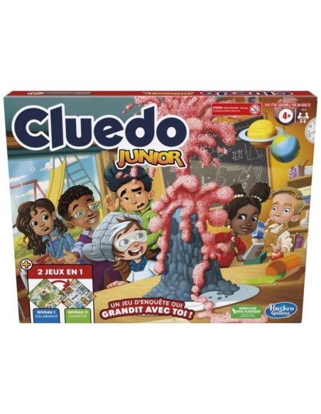Cluedo Junior 2-en-1 - Jeu de société junior - jeu de réflexion – HASBRO GAMING (Jeu De Societe - Jeu De Plateau) | STORE PRO SHOP 